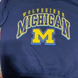 Vintage Michigan wolverines sweatshirt